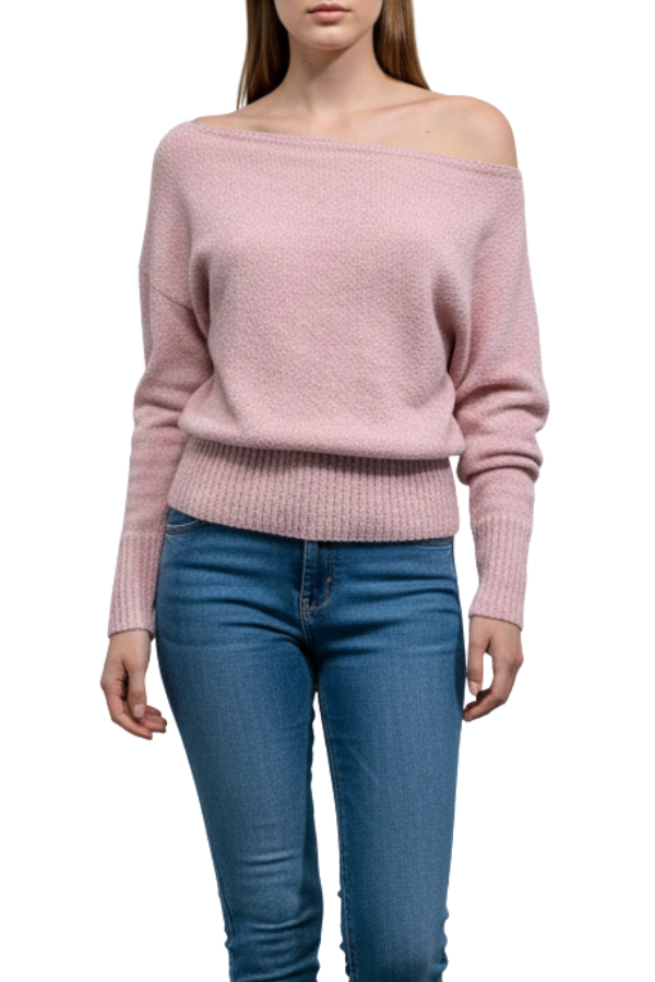 The Kristi Knit Off Shoulder Sweater - pookie and sebastian