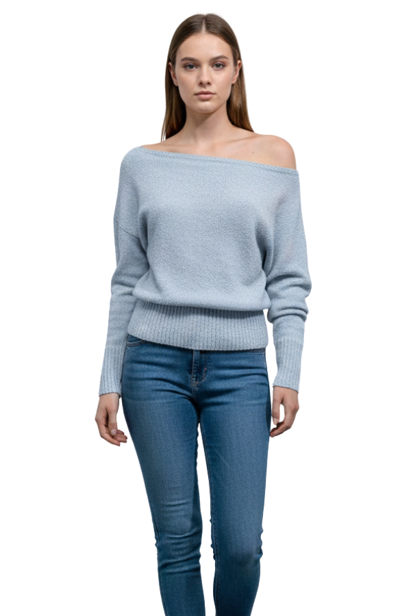 The Kristi Knit Off Shoulder Sweater - pookie and sebastian