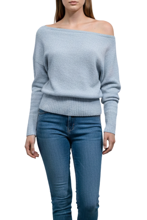 The Kristi Knit Off Shoulder Sweater - pookie and sebastian
