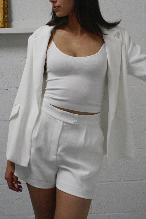 Recycled Tailored Shorts - pookie and sebastian