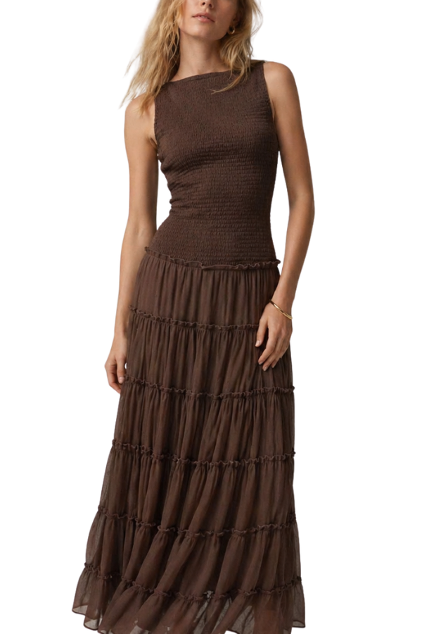 The Geri Dress With Smocked Bodice - pookie and sebastian