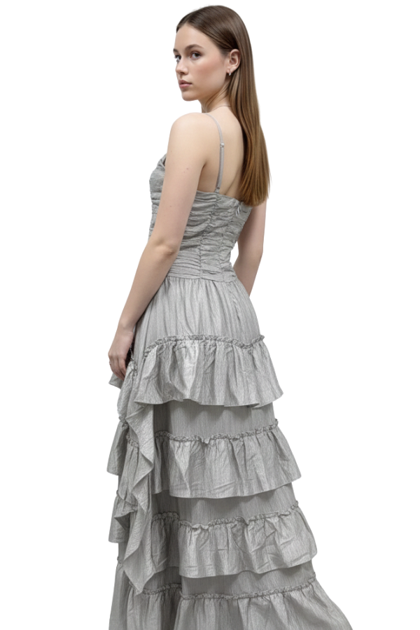 The Sandra Woven Long Dress