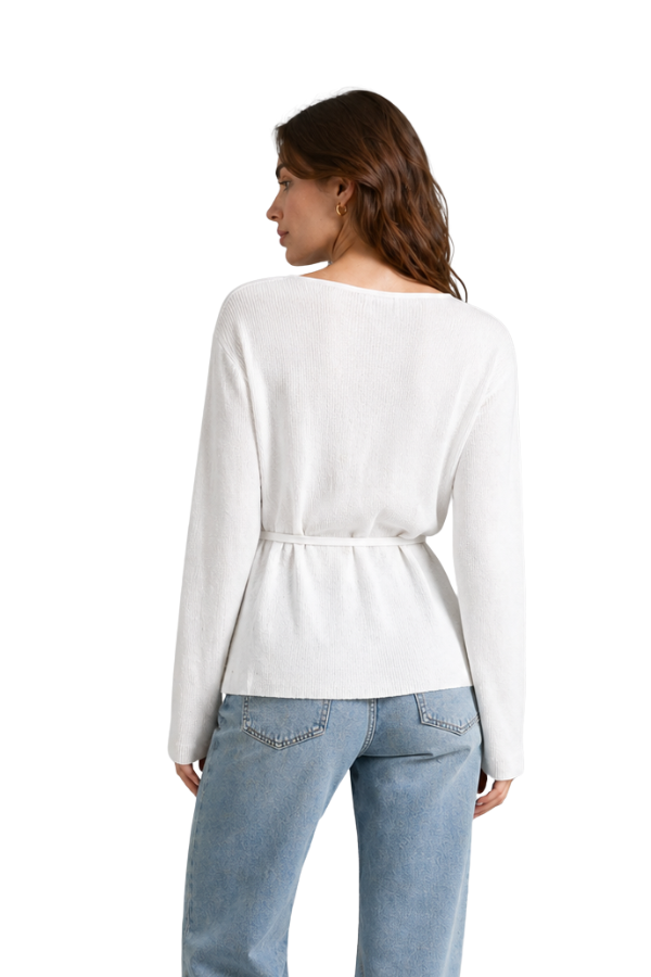 The Hannah Lightweight Cardigan With Tie Waist - pookie and sebastian