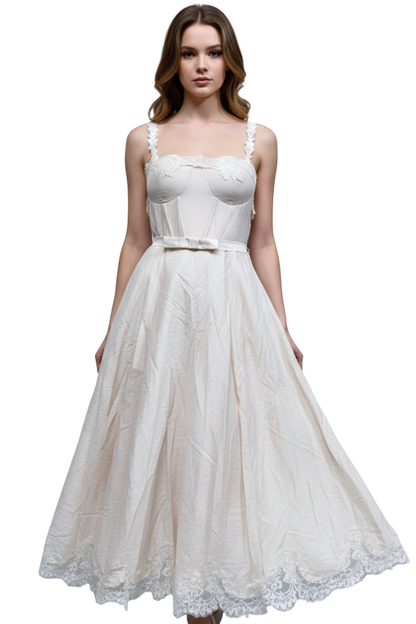 The Marina Bustier Midi Dress