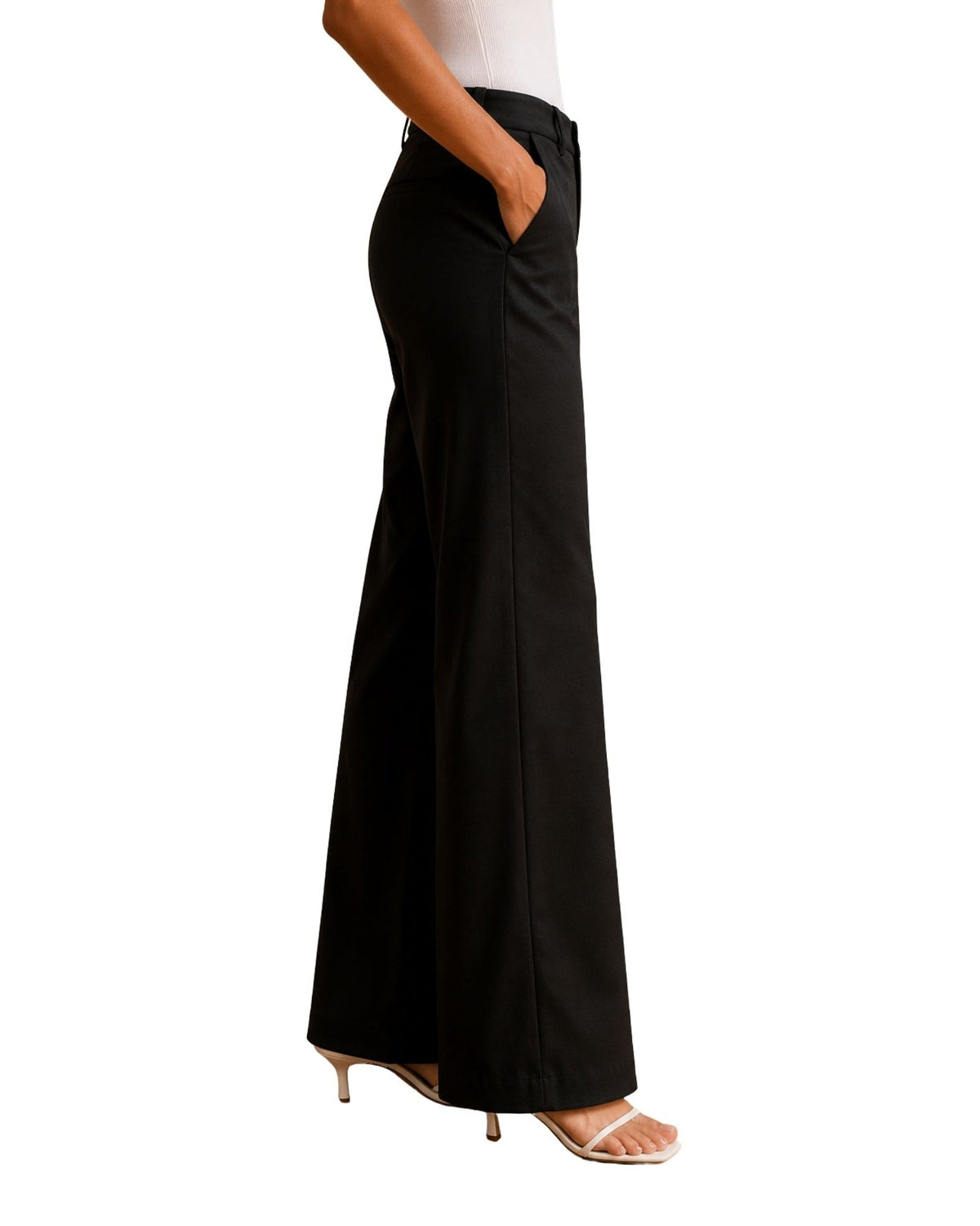 The Scarlett Leather Flare Pant - pookie and sebastian