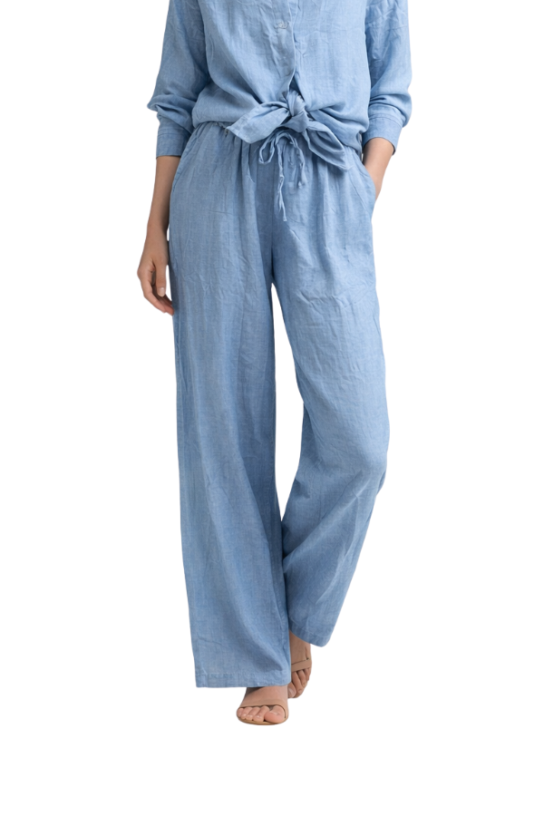 The Franny Italian Wide Leg Pants - pookie and sebastian