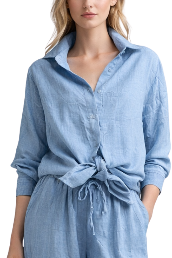 The Franny Italian Shirt Top - pookie and sebastian