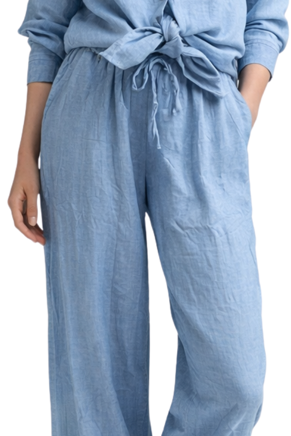 The Franny Italian Wide Leg Pants - pookie and sebastian