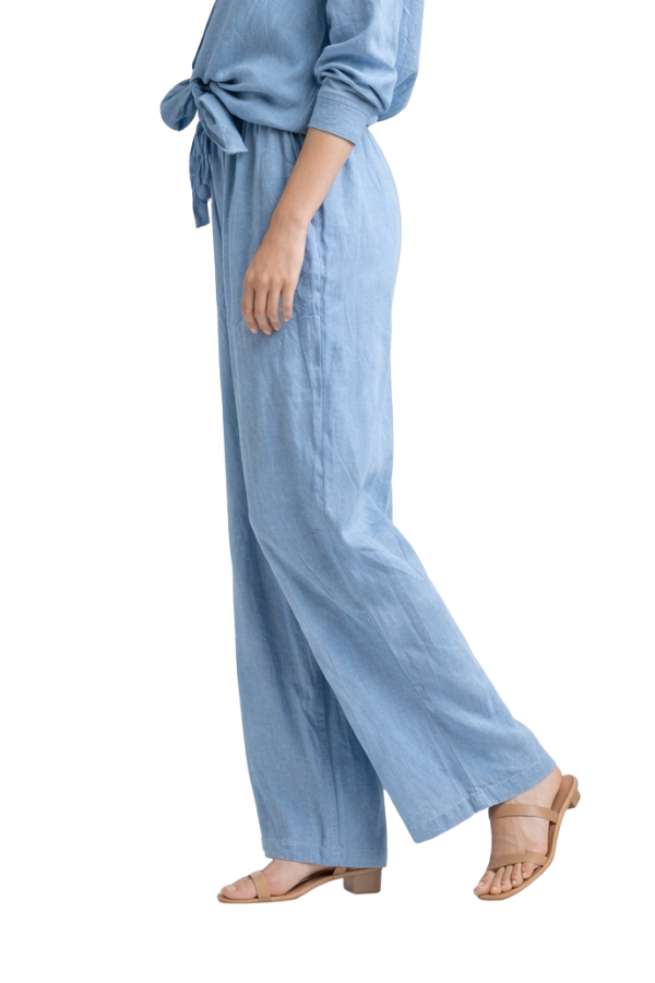 The Franny Italian Wide Leg Pants - pookie and sebastian