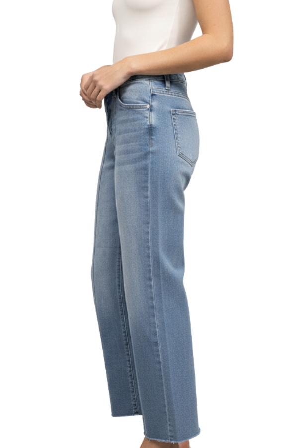 The Slit Mid Rise Jeans - pookie and sebastian