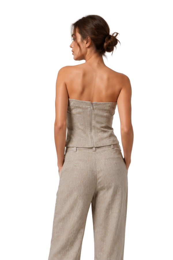 The Melanie 100% Linen Tube Top - pookie and sebastian