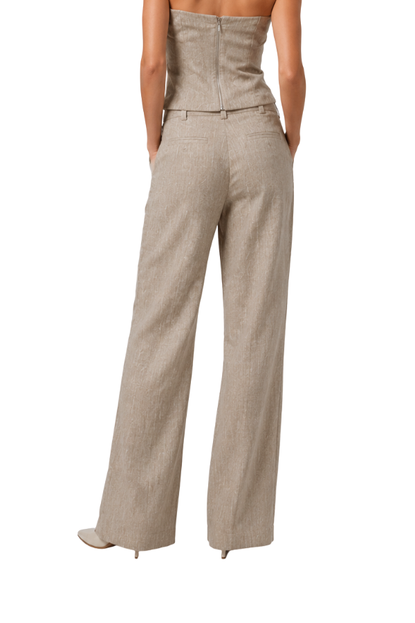 The Melanie 100% Linen Wide Leg Pants - pookie and sebastian