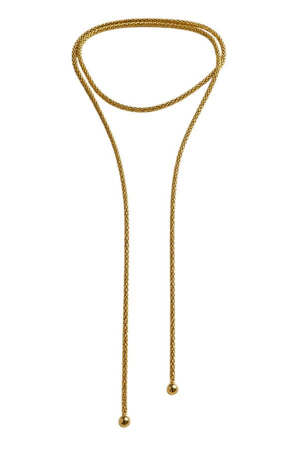 The Alexa Long Gold Necklace