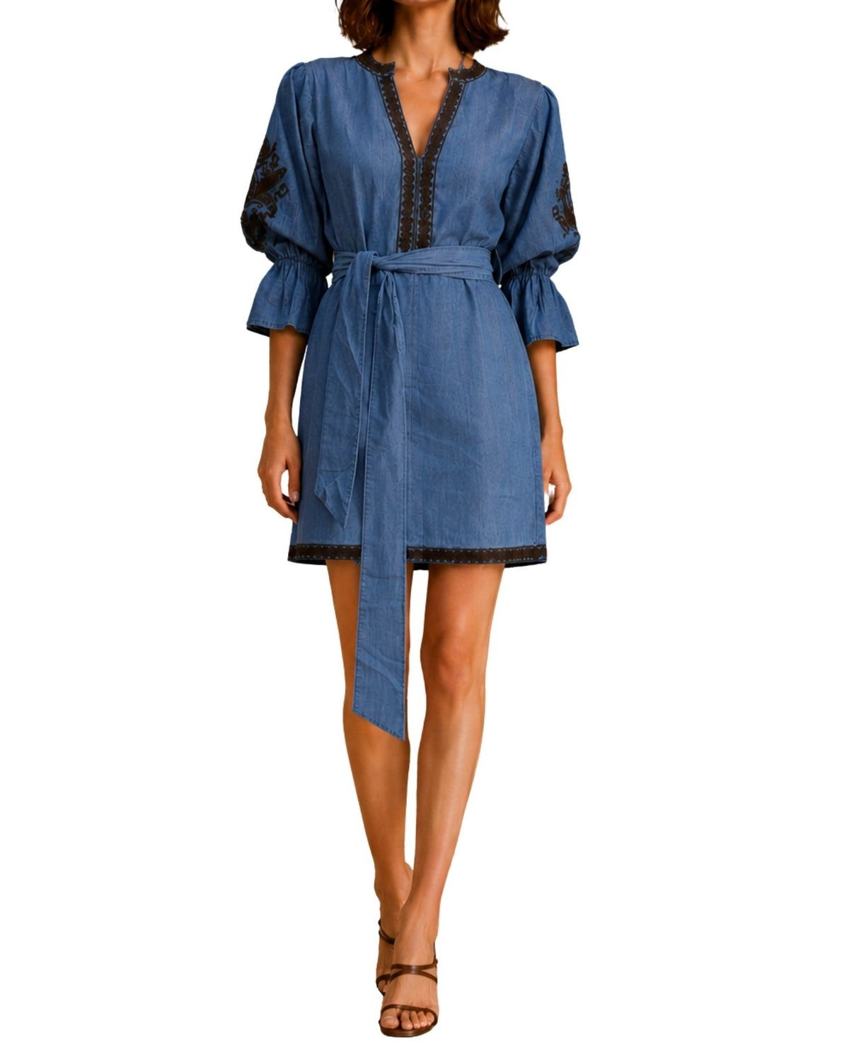 The Madeline Denim Dress - pookie and sebastian
