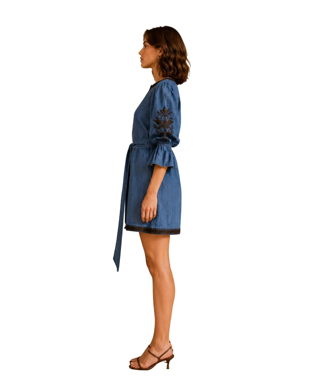 The Madeline Denim Dress - pookie and sebastian