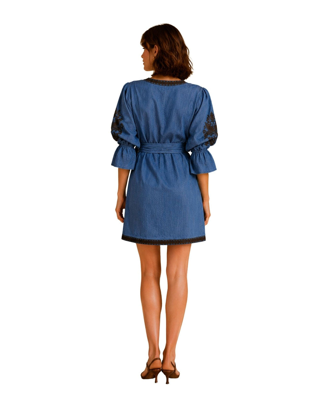 The Madeline Denim Dress - pookie and sebastian