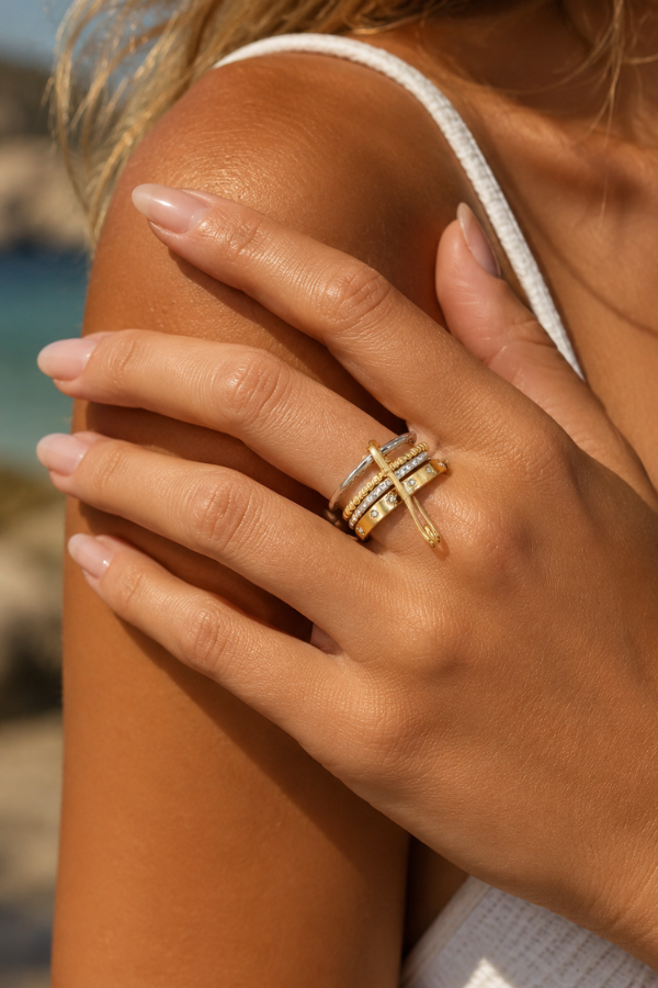 The Audrey Two Tone Ring