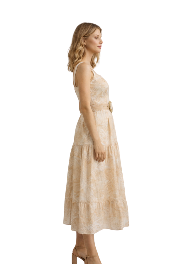 The Amalfi Embroidery Dress With A Belt - pookie and sebastian