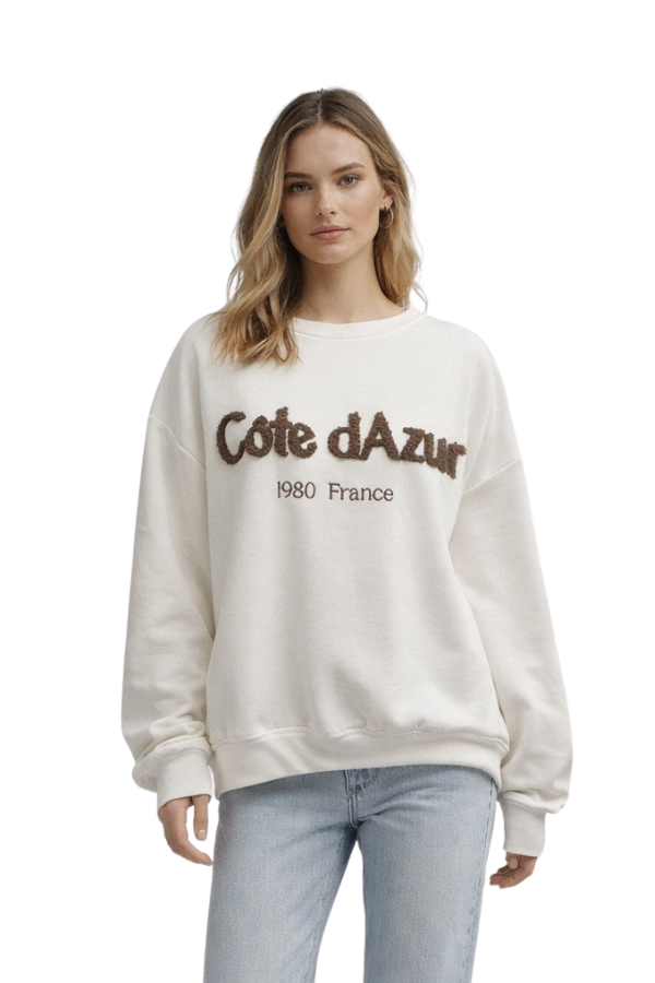 The Cote D'Azur Italian Sweatshirt - pookie and sebastian