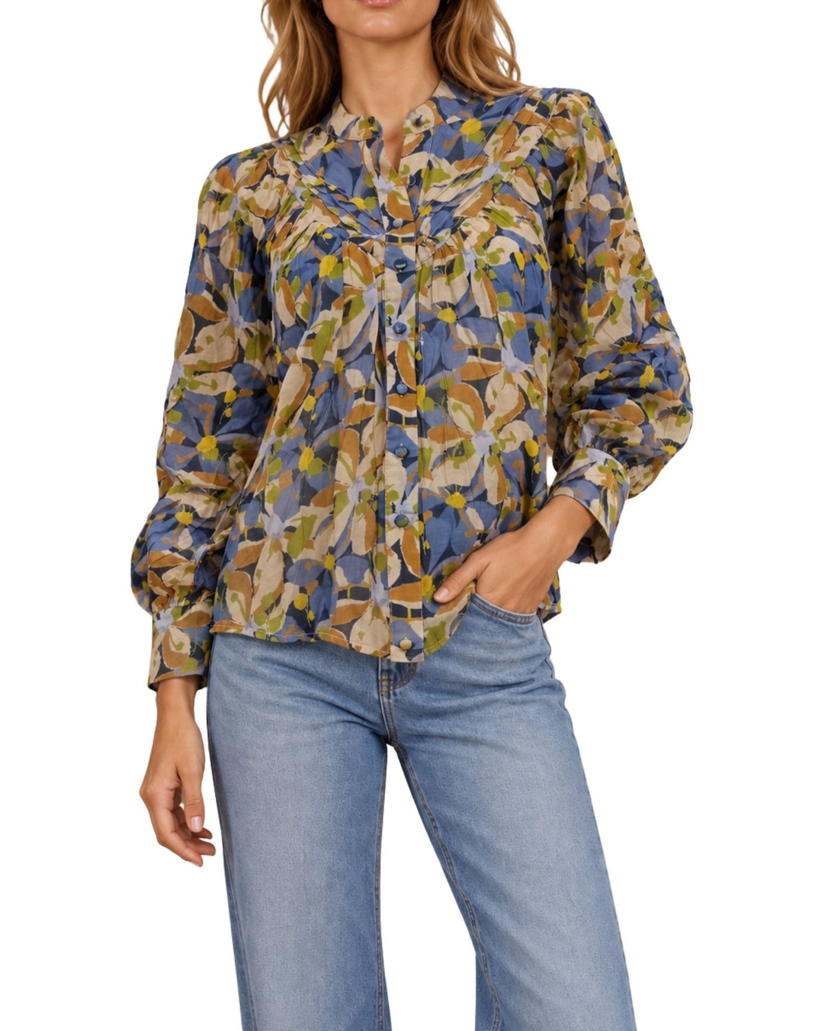 The Maricela Button Down Blouse