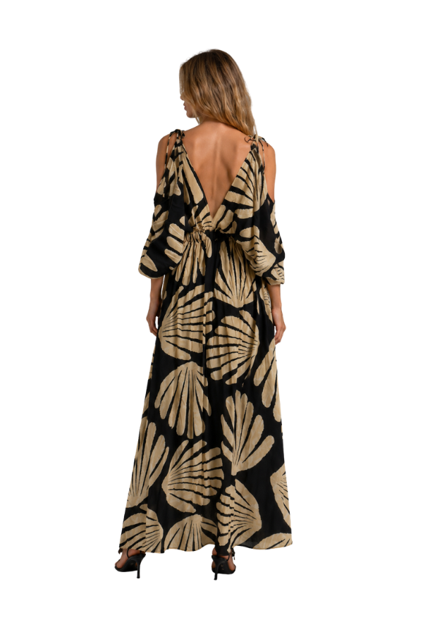 The Violet Paradise Summer Caftan Dress
