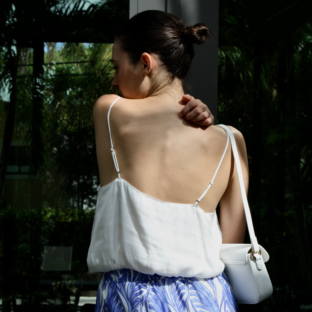 Mystra Silk Crop Top - pookie and sebastian