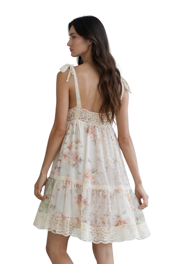 The Lace NYC With Details Flowy Dress - pookie and sebastian