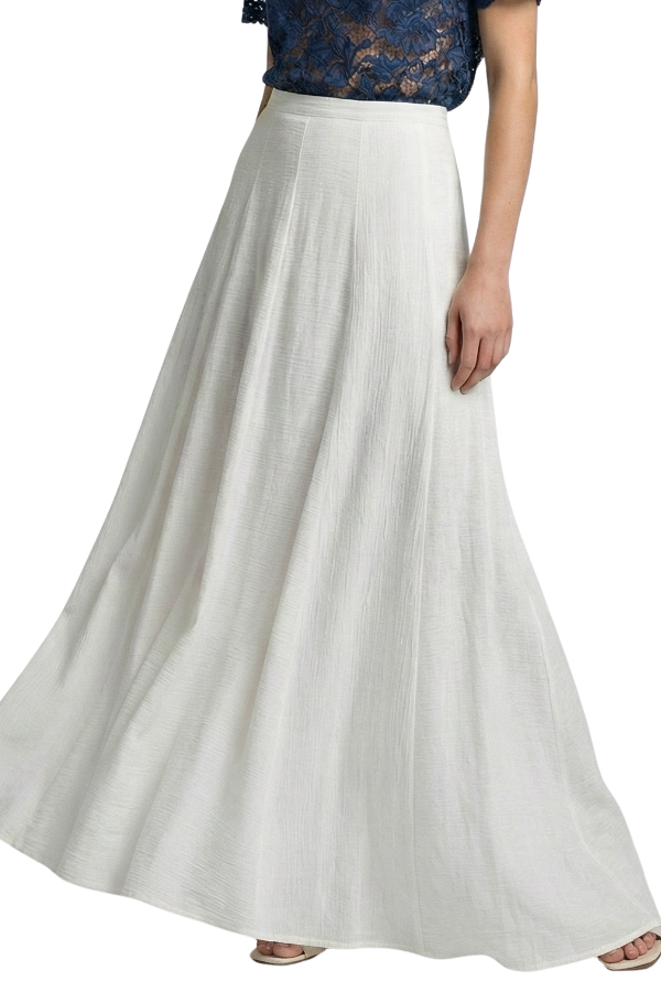 The White Willow Pleated Detail Skirt