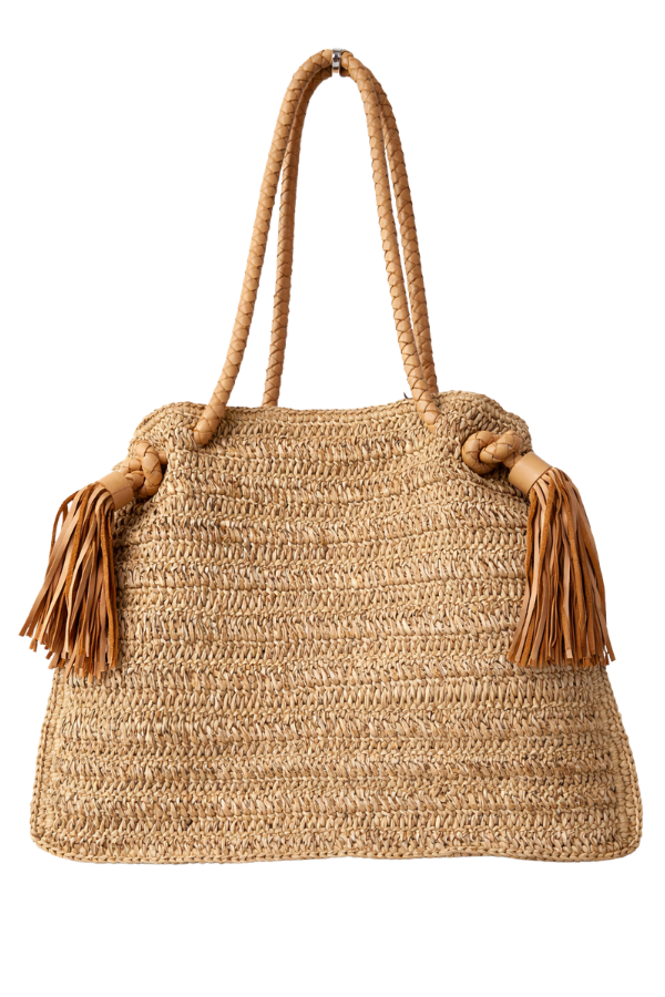 The Boho 4 Tassel Camel Handmade Handbag - pookie and sebastian