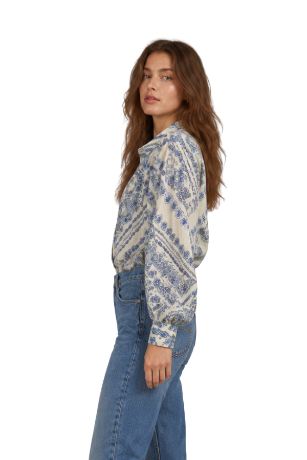 The Ollie Vintage Floral Blouse