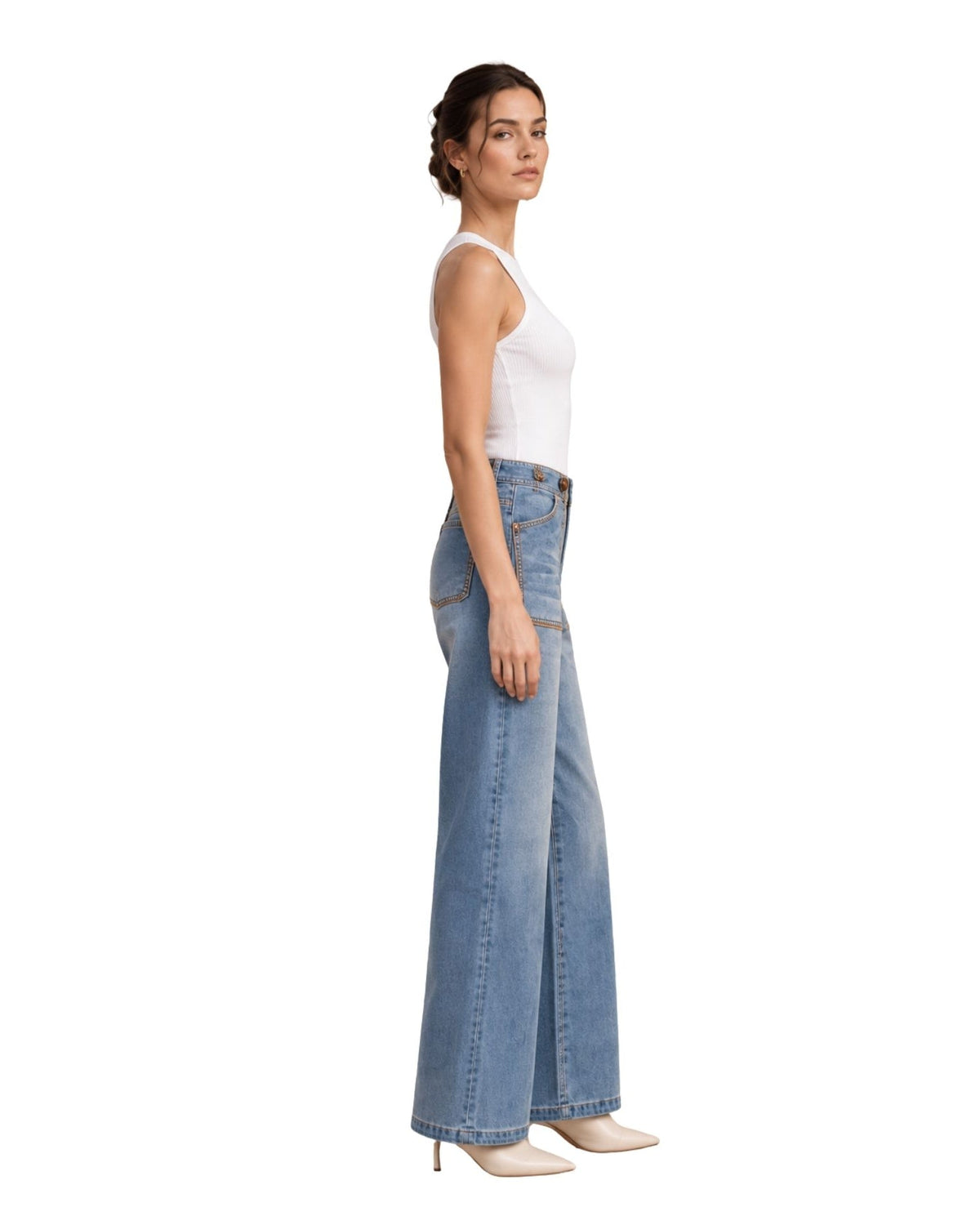 The Ophie Straight Leg Cropped Jeans