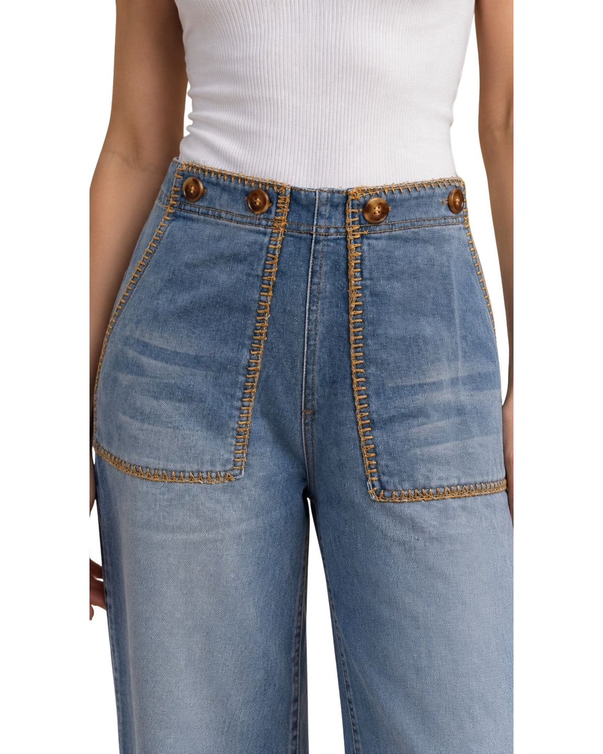 The Ophie Straight Leg Cropped Jeans