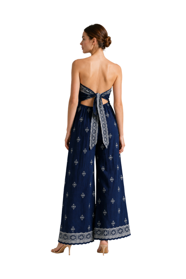 The Chelsey Elastic Back Waisted Jumpsuit
