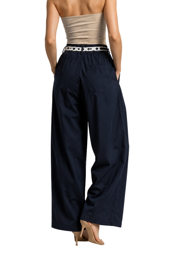 The Luna Scarf Belt Pants