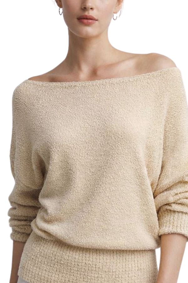 The Kristi Knit Off Shoulder Sweater