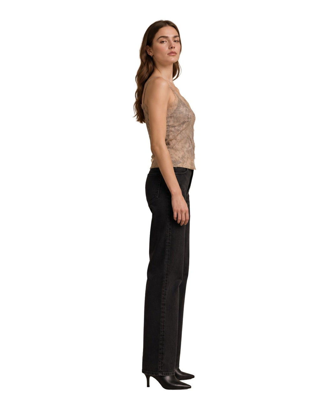 The Vivi Lace-Trimmed Top