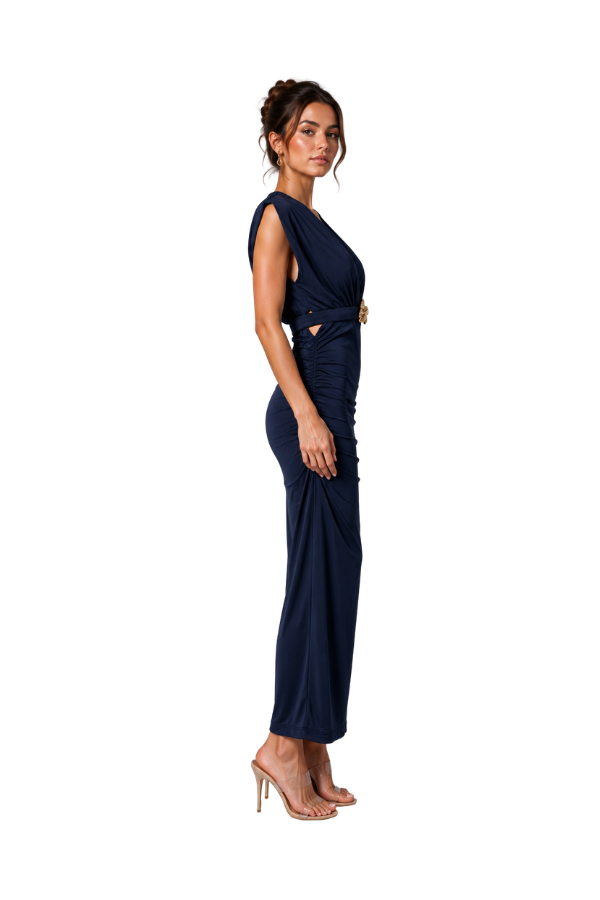 The Nia Silhouette V-Neck Dress