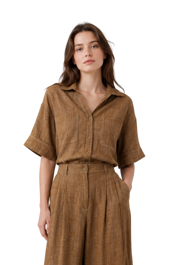 The Ines Short-Sleeve Shirt