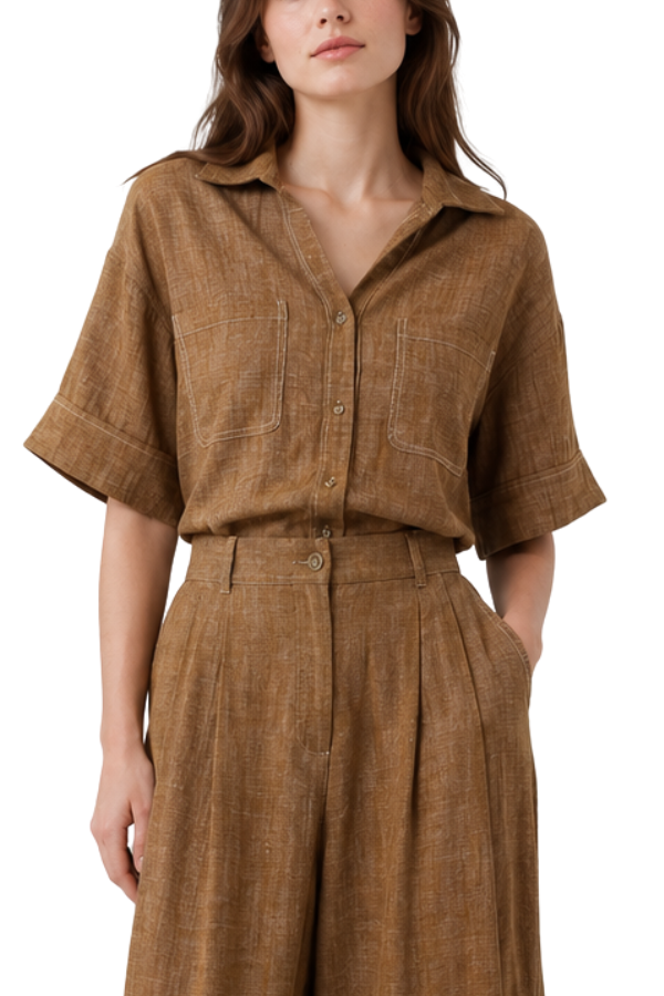 The Ines Short-Sleeve Shirt