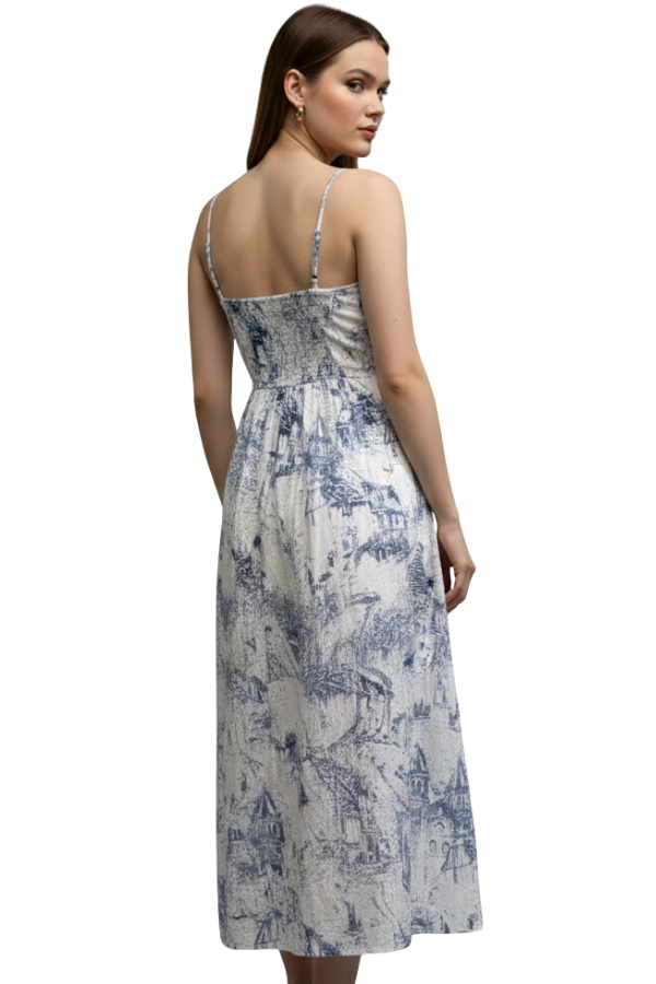 The Colette Floral Midi Dress