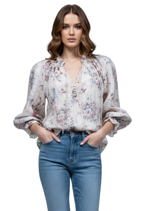 The Isabella Woven Blouse