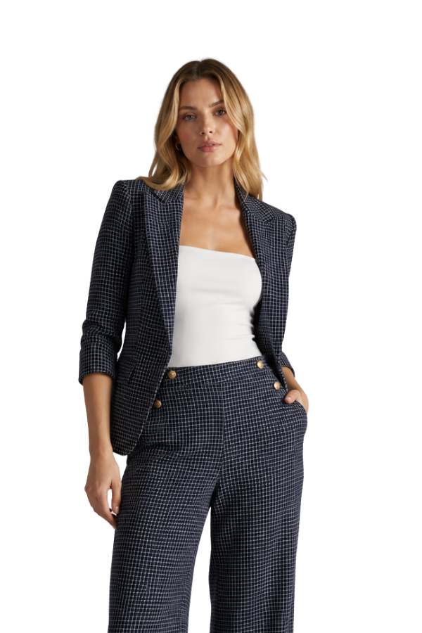 The Allison Plaid Blazer