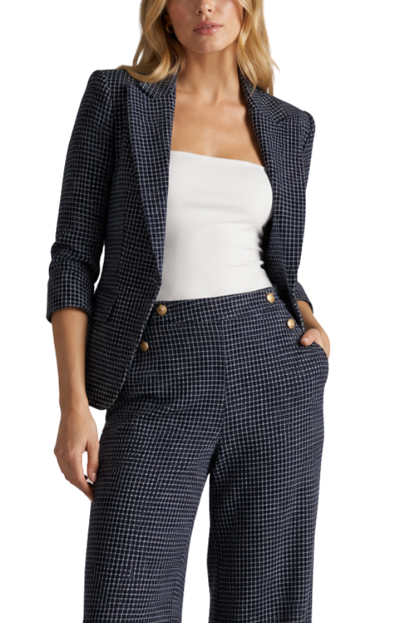 The Allison Plaid Blazer