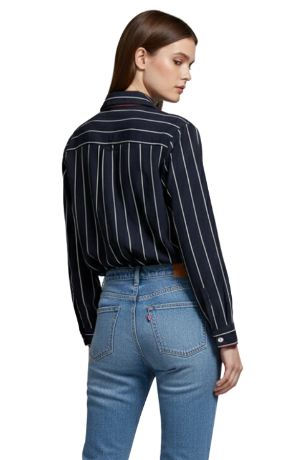 The Sammy Stripe Button Down Shirt