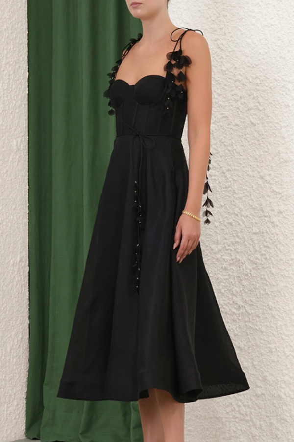 Bella Midi Corset Dress