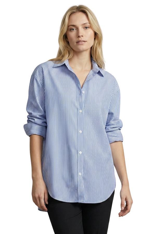 The Vivian Oversized Striped Shirt