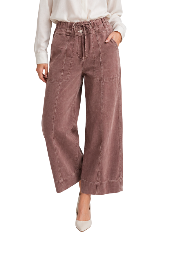 The Alice Drawstring Wide Leg Pants