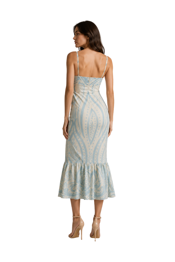 The Victoria Ruffle Bottom Dress
