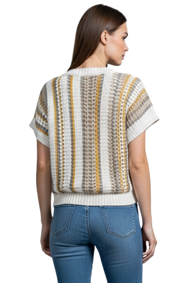 The Camille Knit Striped Sweater