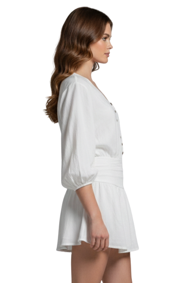 The Linen Mini Dress